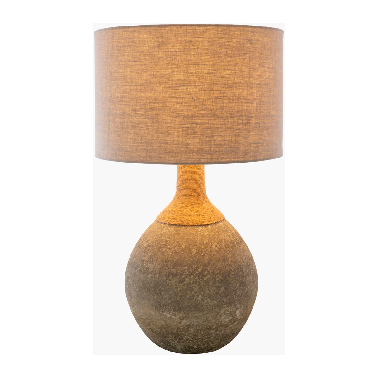   Khaki Linen Accent Table Lamp | Oroa.com
