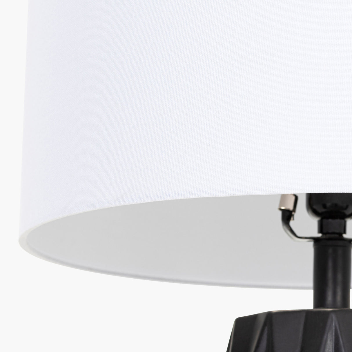   Black Ceramic Faceted Table Lamp | Oroa.com