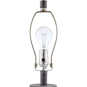   Linen Painted Cement Table Lamp | Oroa.com