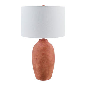   Linen Painted Cement Table Lamp | Oroa.com