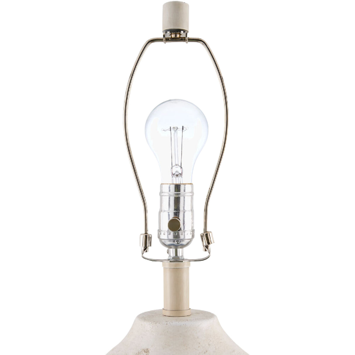   Linen Painted Cement Table Lamp | Oroa.com