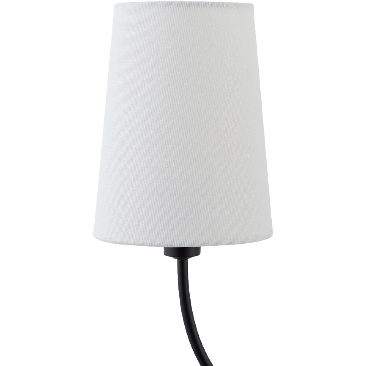   6-Light White Linen Chandelier | Oroa.com