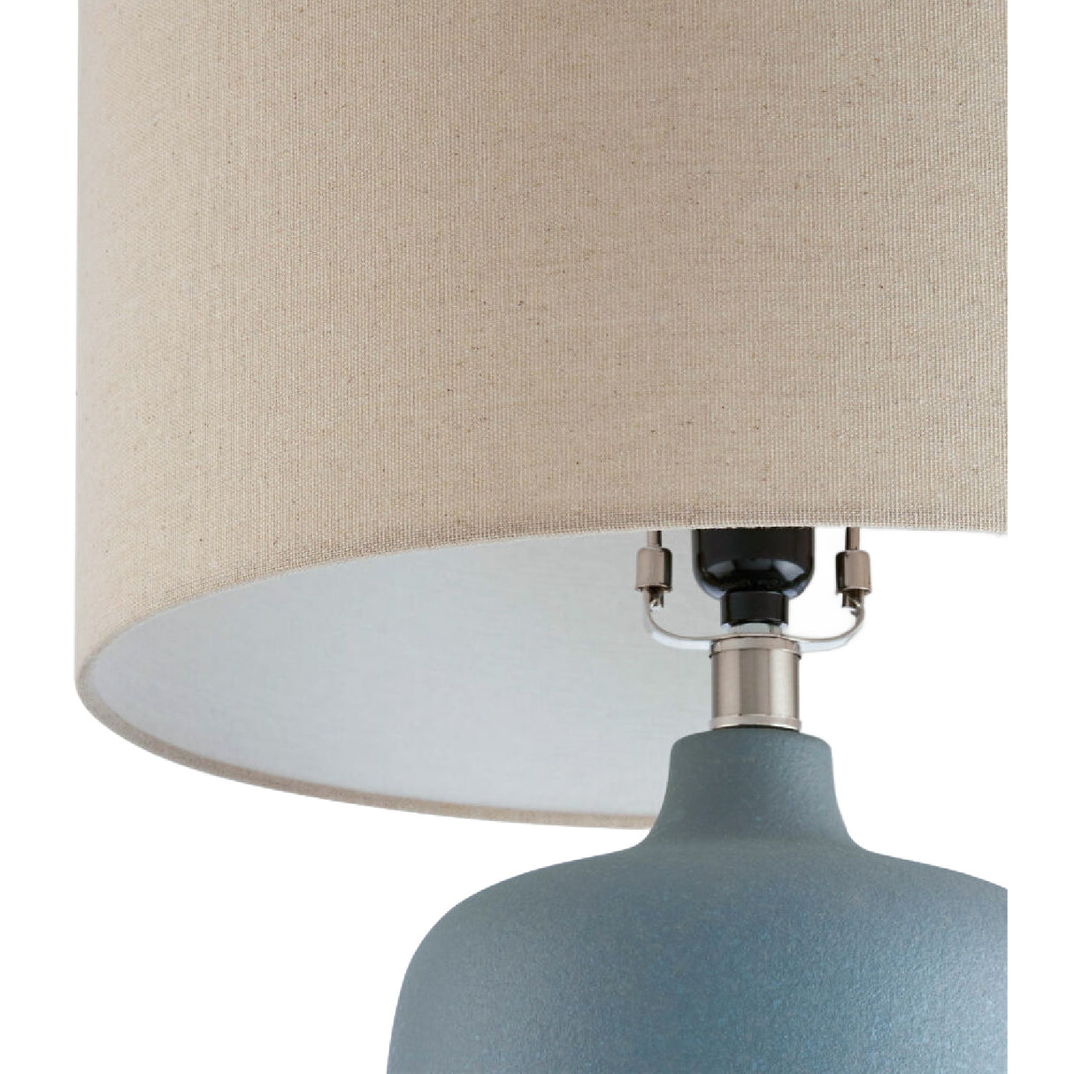   Ceramic Beige Linen Table Lamp | Oroa.com