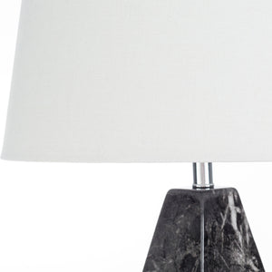   Modern European furniture - Marbled Black Ceramic Table Lamp - www.oroa.com | Oroa.com