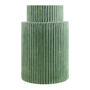   Ridged Green Accent Table Lamp | Oroa.com