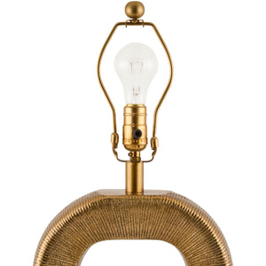   Plated Gold Accent Table Lamp | Oroa.com
