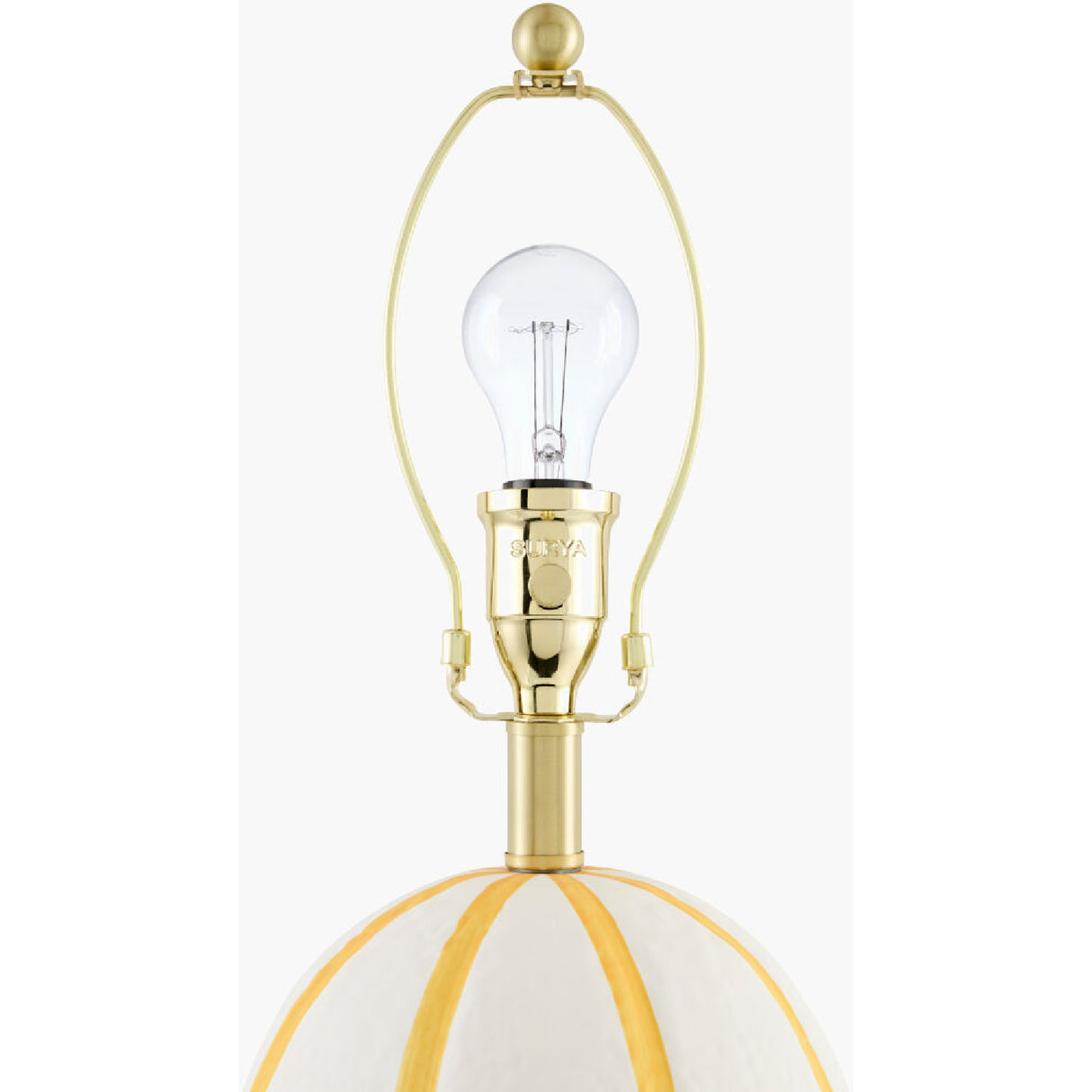   Vertical Lined Ceramic Table Lamp | Oroa.com