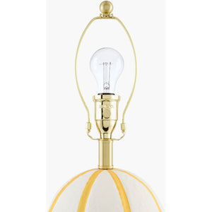   Vertical Lined Ceramic Table Lamp | Oroa.com