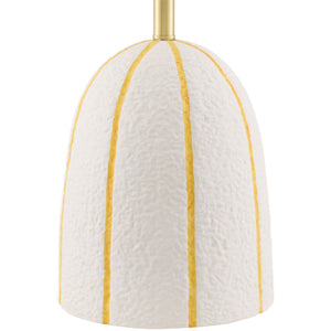   Vertical Lined Ceramic Table Lamp | Oroa.com