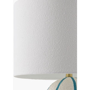   Vertical Lined Ceramic Table Lamp | Oroa.com