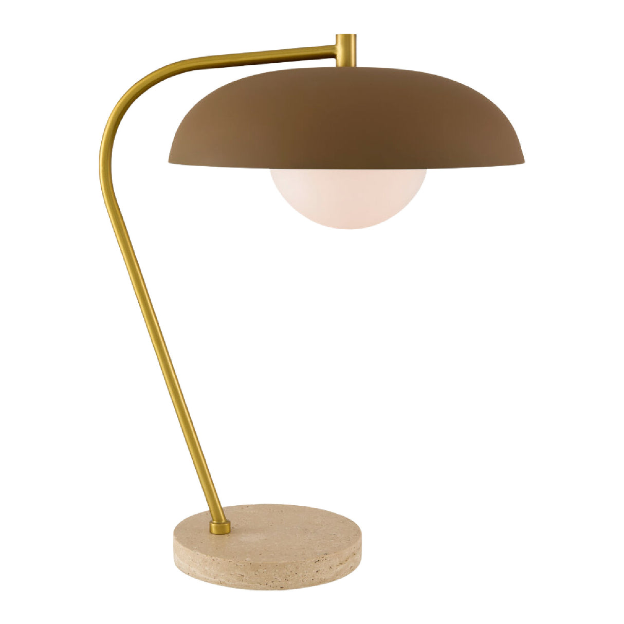   Glass Shade Sloped Table Lamp | Oroa.com