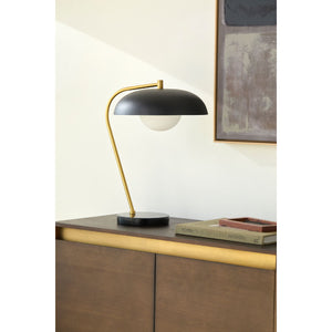   Glass Shade Sloped Table Lamp | Oroa.com