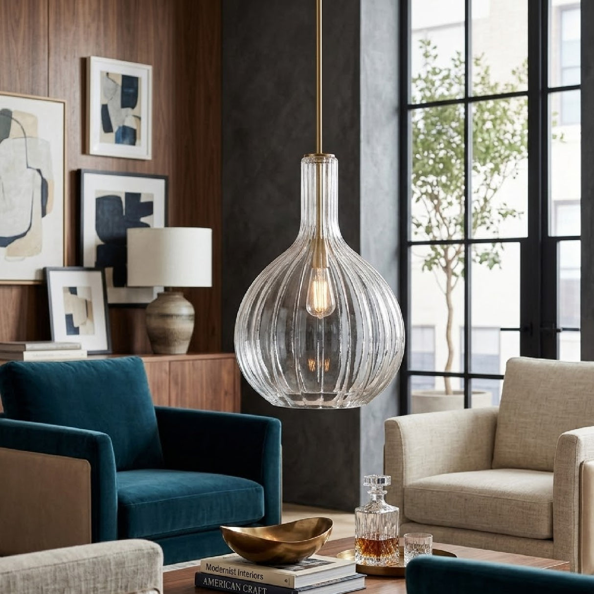   Modern European furniture - Blown Glass Pendant Lamp - www.oroa.com | Oroa.com