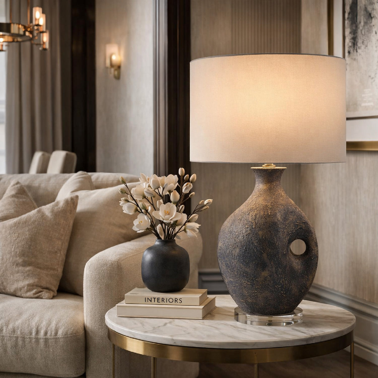   Painted Vase Inspired Table Lamp | Oroa.com