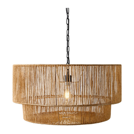  Modern European furniture - Paper Rope 2-Tier Pendant Lamp - www.oroa.com | Oroa.com