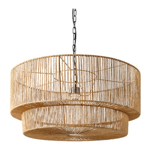   Modern European furniture - Paper Rope 2-Tier Pendant Lamp - www.oroa.com | Oroa.com