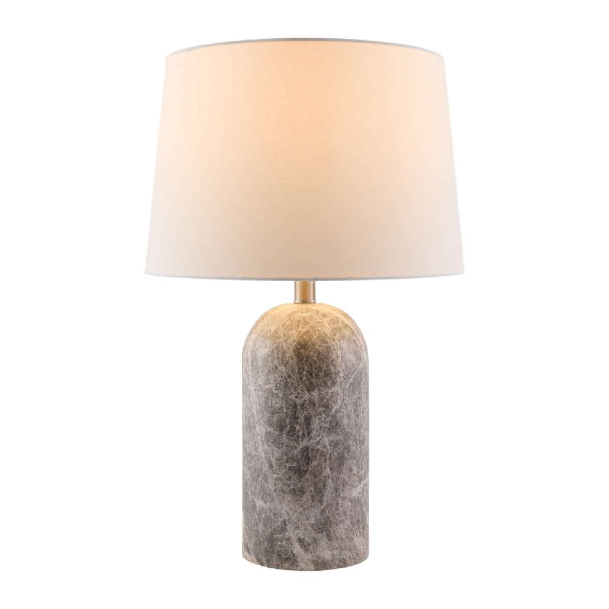   Cream Linen Marble Table Lamp | Oroa.com