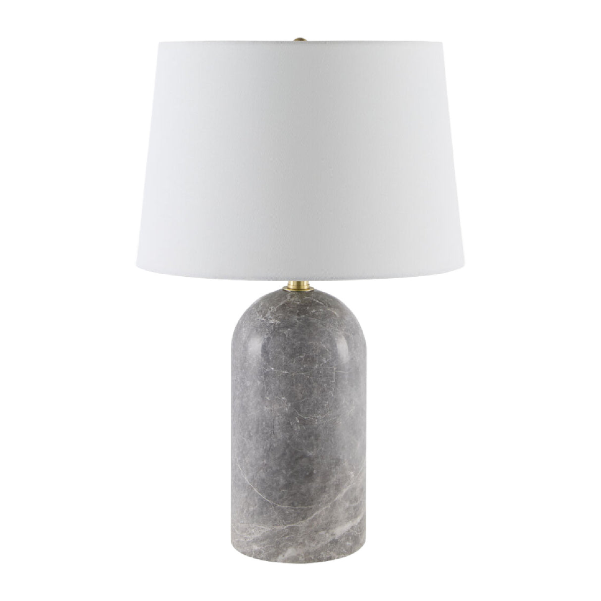   Cream Linen Marble Table Lamp | Oroa.com