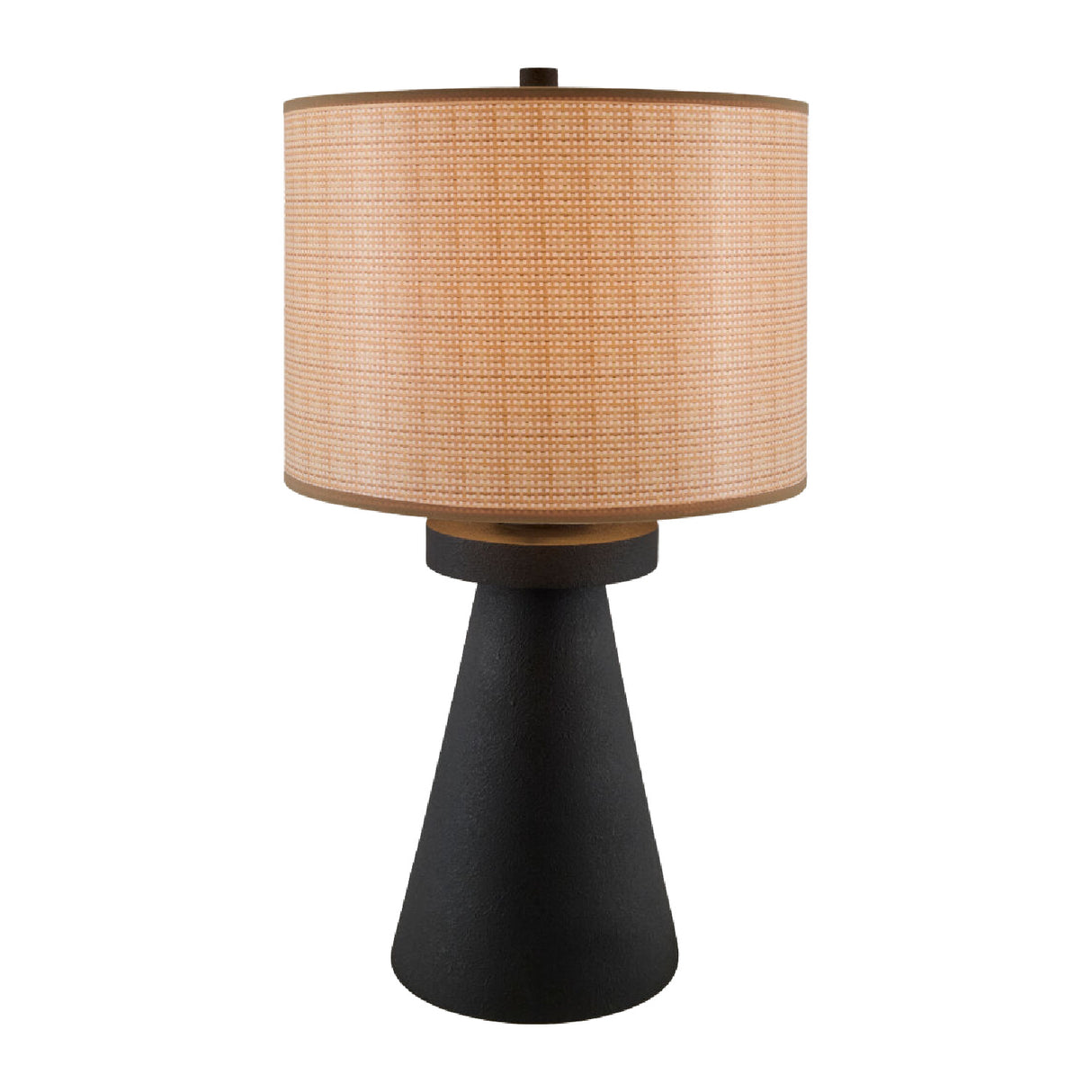   Brown Linen Accent Table Lamp | Oroa.com