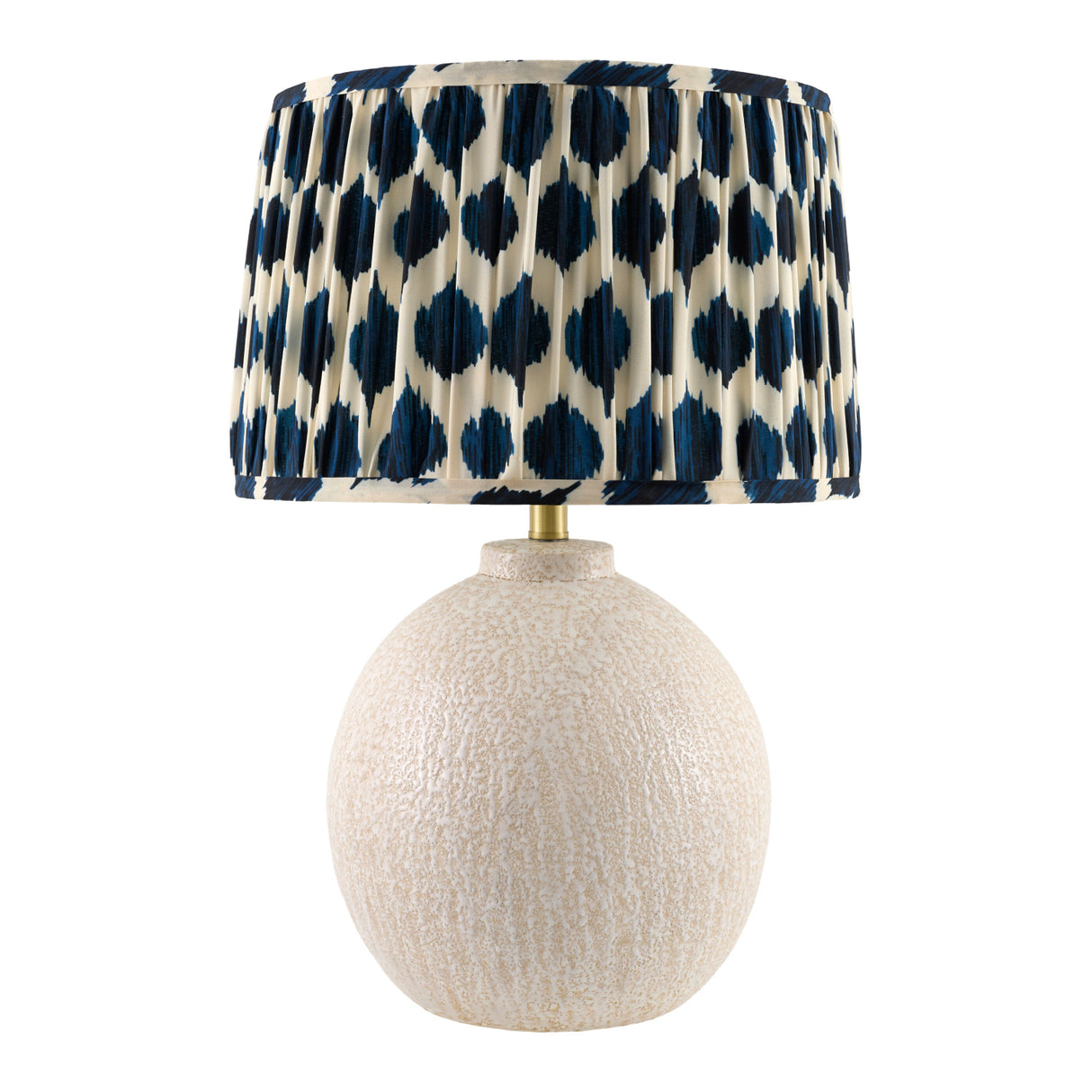   Modern European furniture - Blue Patterned Fabric Table Lamp - www.oroa.com | Oroa.com
