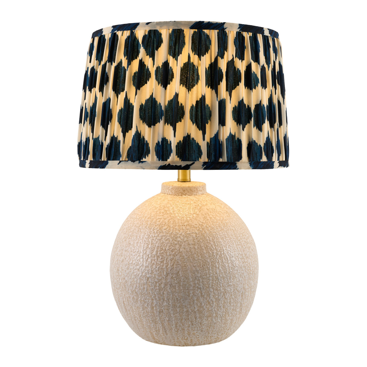   Modern European furniture - Blue Patterned Fabric Table Lamp - www.oroa.com | Oroa.com