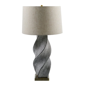   Modern European furniture - Twisted Ceramic Accent Table Lamp - www.oroa.com | Oroa.com