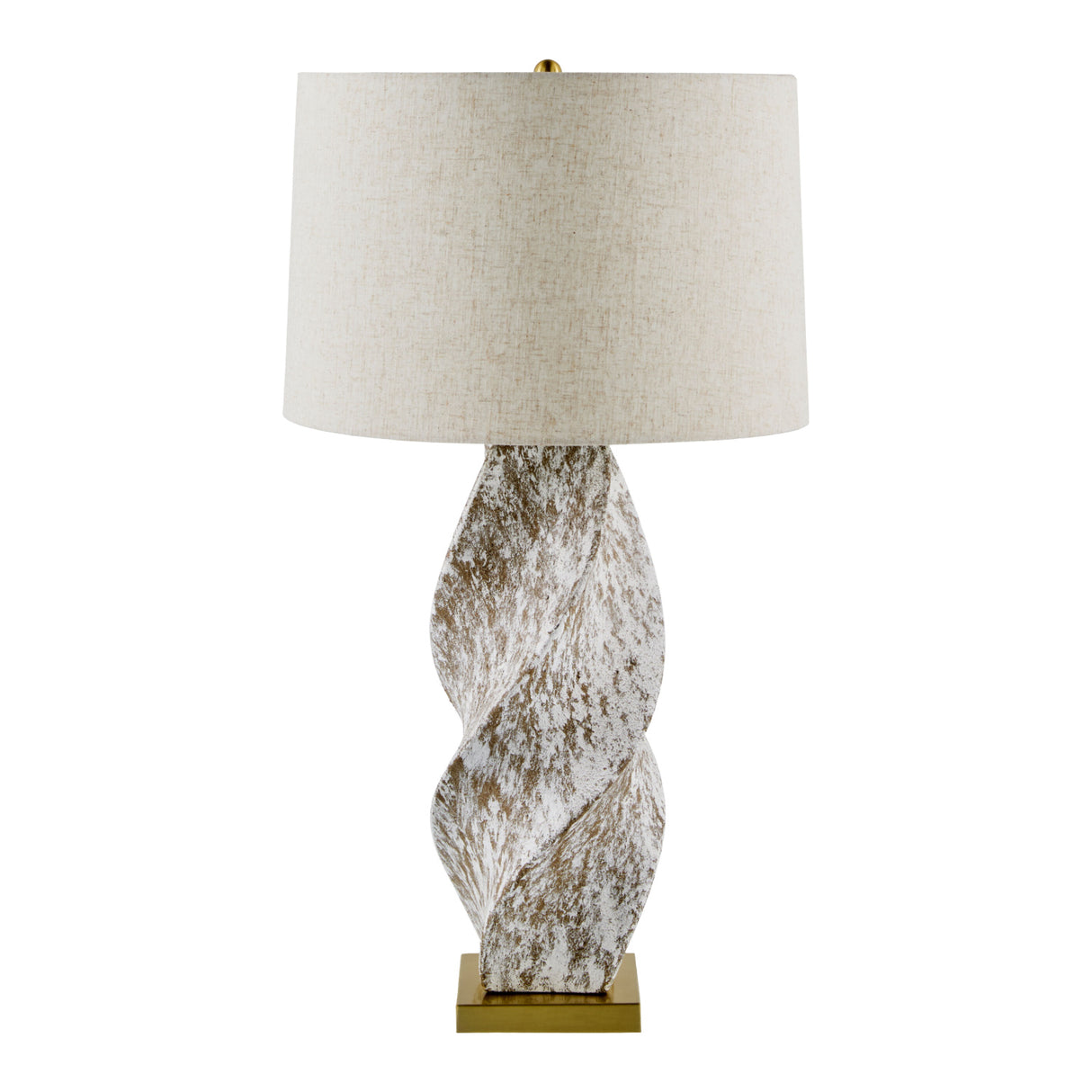   Modern European furniture - Twisted Ceramic Accent Table Lamp - www.oroa.com | Oroa.com