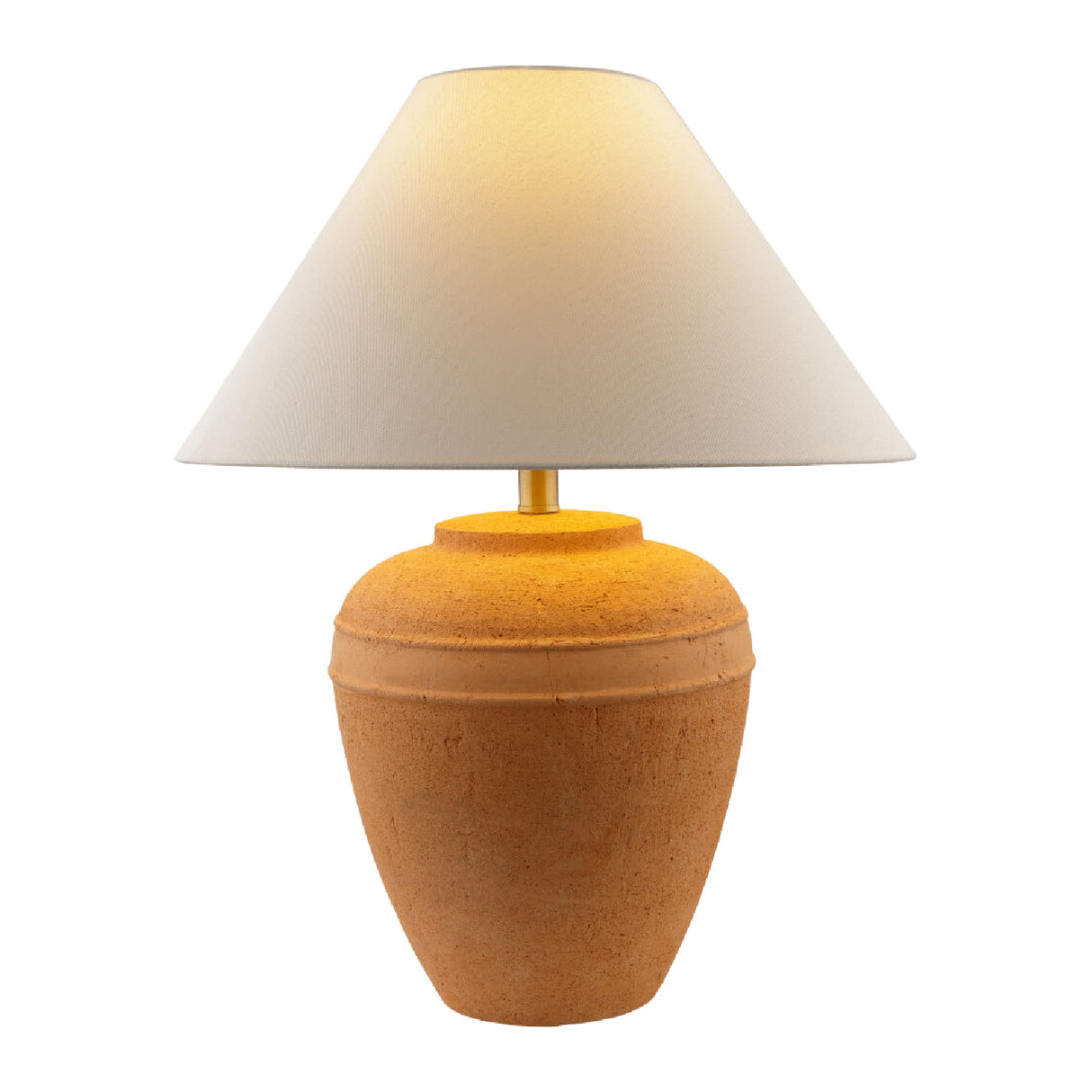   Modern European furniture - Glazed Brown Ceramic Table Lamp - www.oroa.com | Oroa.com