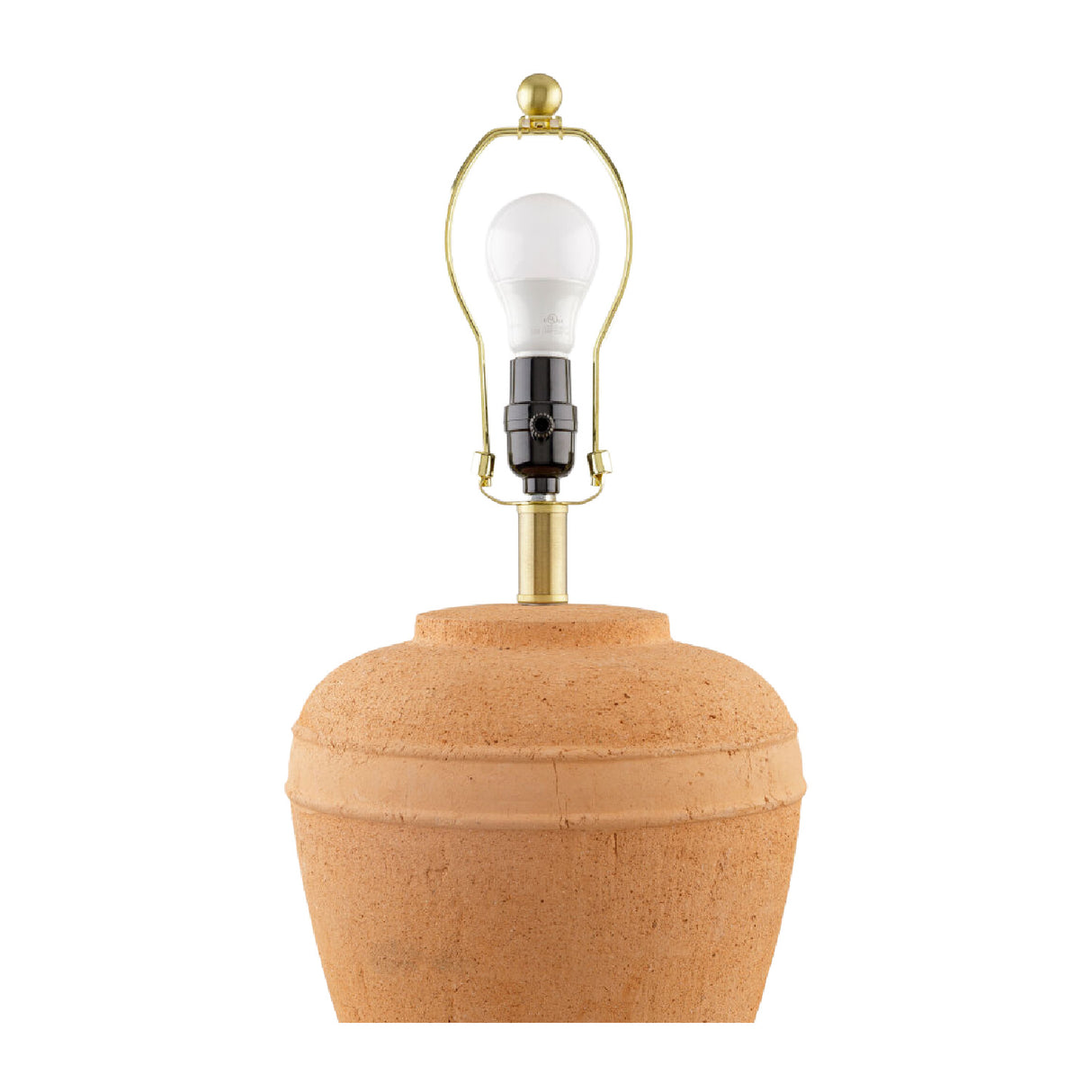   Modern European furniture - Glazed Brown Ceramic Table Lamp - www.oroa.com | Oroa.com