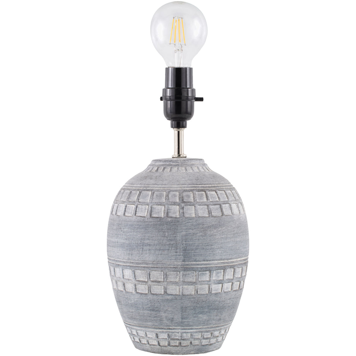   Modern European furniture - Ceramic Fluted Linen Table Lamps (2) - www.oroa.com | Oroa.com