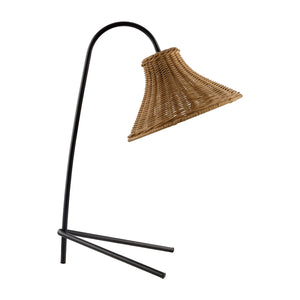   Modern European furniture - Tan Rattan Accent Table Lamp - www.oroa.com | Oroa.com