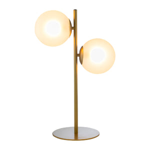   Modern European furniture - Dual White Glass Table Lamp - www.oroa.com | Oroa.com