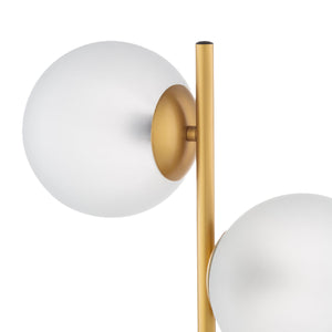   Modern European furniture - Dual White Glass Table Lamp - www.oroa.com | Oroa.com