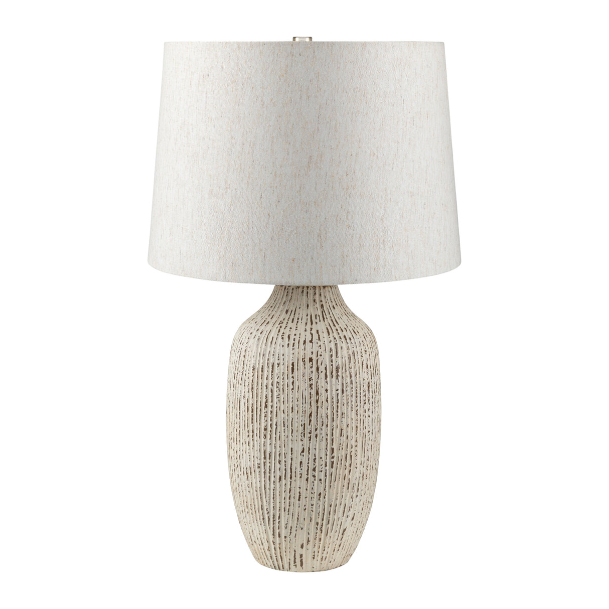   Modern European furniture - Rustic White Ceramic Table Lamp - www.oroa.com | Oroa.com