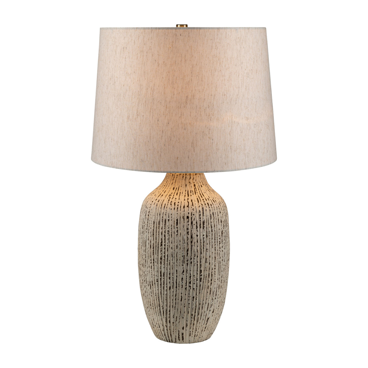   Modern European furniture - Rustic White Ceramic Table Lamp - www.oroa.com | Oroa.com
