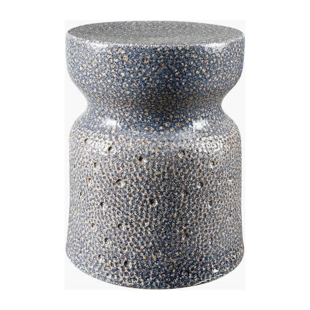 Modern European furniture - Textured Ceramic Hourglass Garden Stool - www.oroa.com