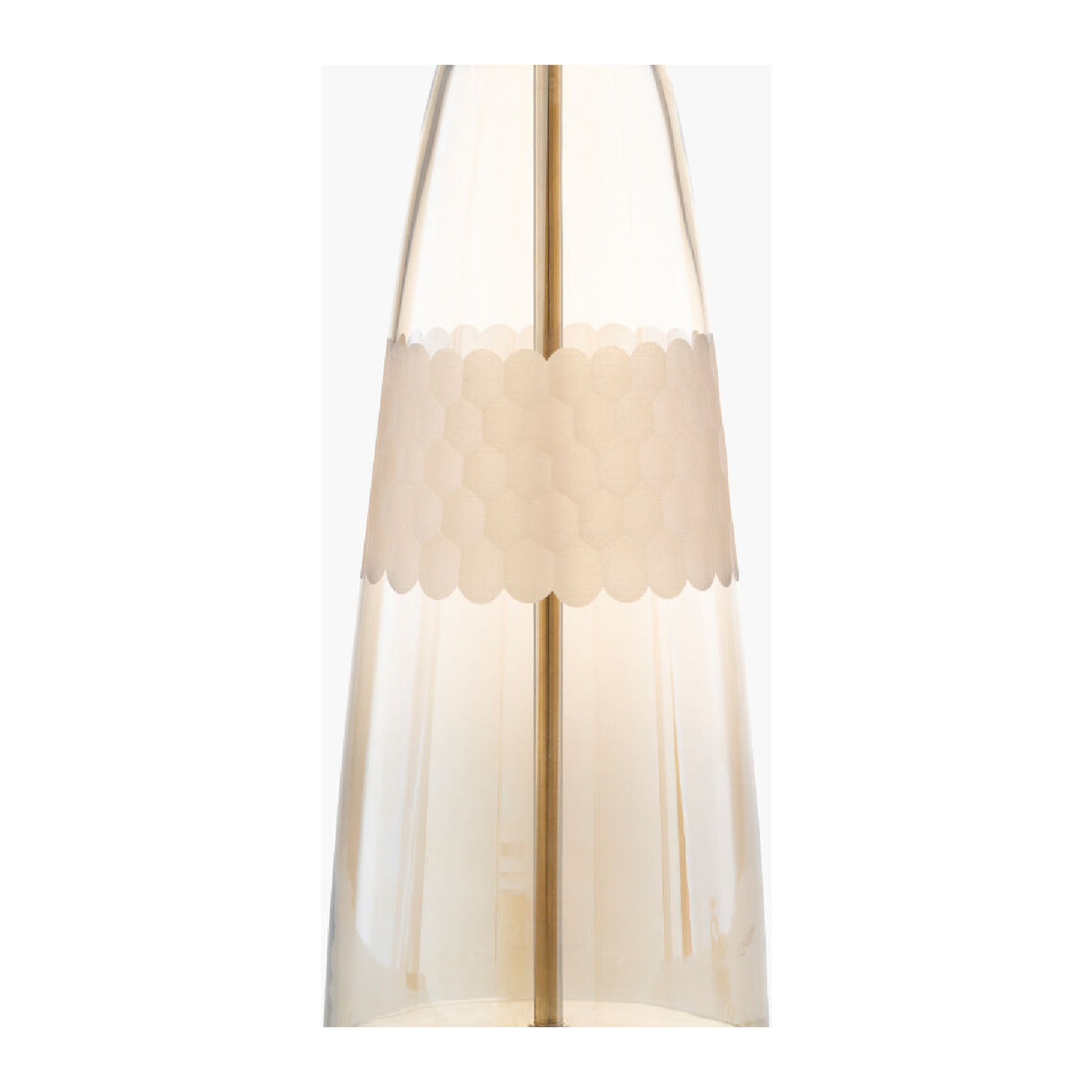   Clear Glass Accent Table Lamp | Oroa.com