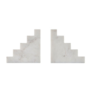   Modern European furniture - Marble Stairs Bookends (2) - www.oroa.com | Oroa.com