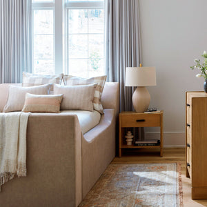   Glazed Gray Ceramic Table Lamp | Oroa.com