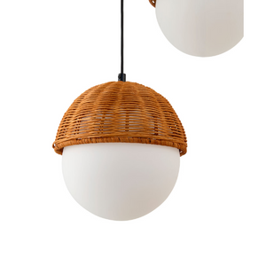   Modern European furniture - White Glass Sphere 9-Light Chandelier - www.oroa.com | Oroa.com