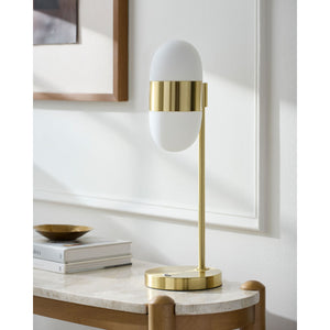   Modern European furniture - Metal Framed Glass Table Lamp - www.oroa.com | Oroa.com