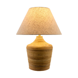   Natural Rattan Cane Table Lamp | Oroa.com