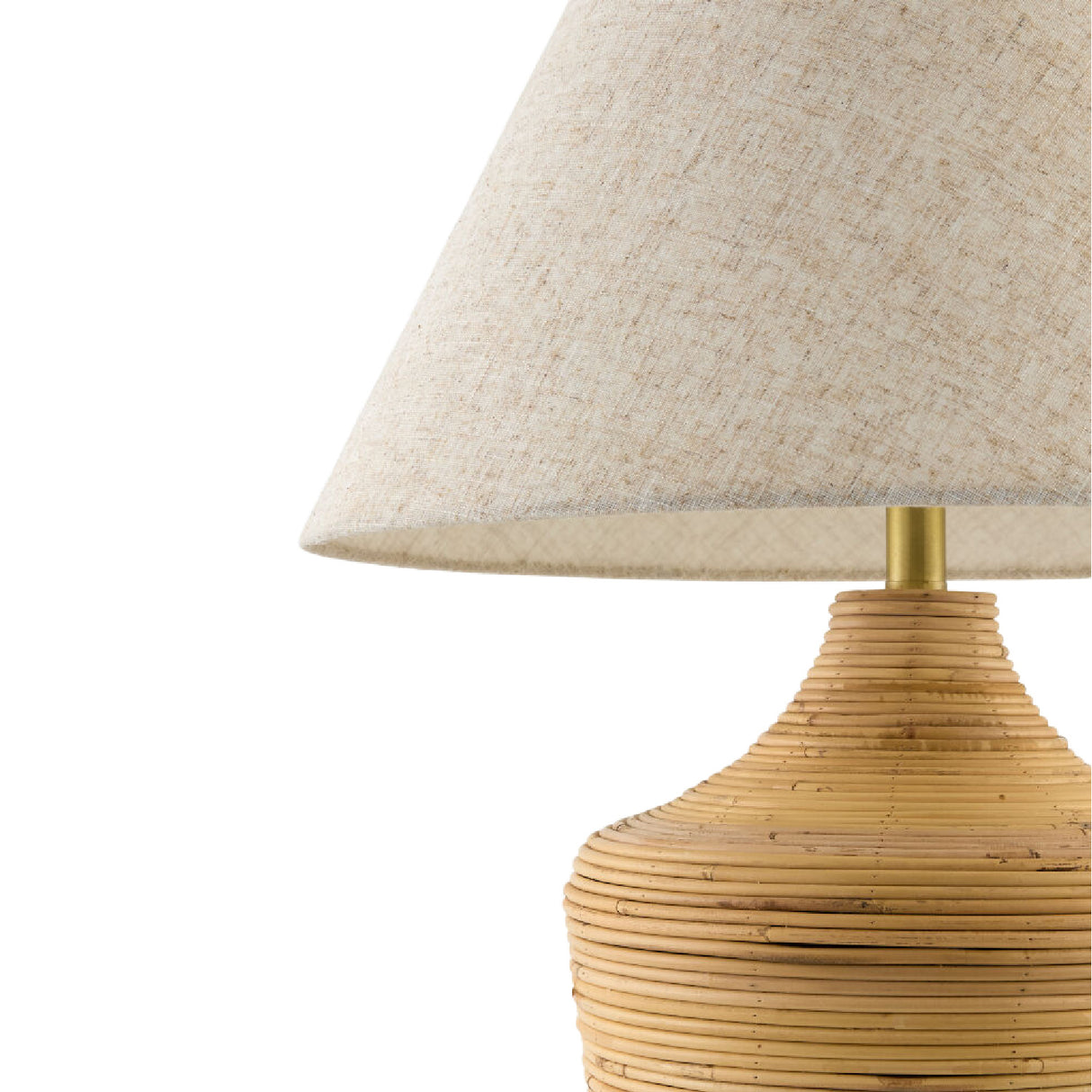   Natural Rattan Cane Table Lamp | Oroa.com