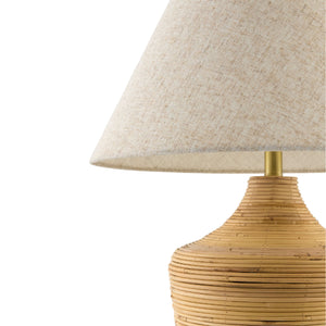   Natural Rattan Cane Table Lamp | Oroa.com