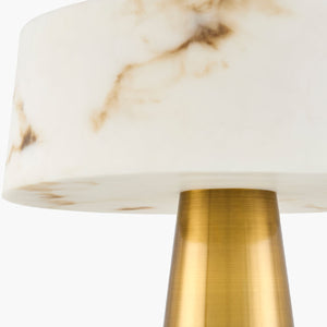   White Stone Shade Table Lamp | Oroa.com