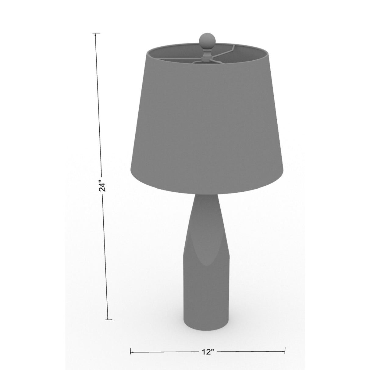   Modern European furniture - Weathered Gray Accent Table Lamp - www.oroa.com | Oroa.com