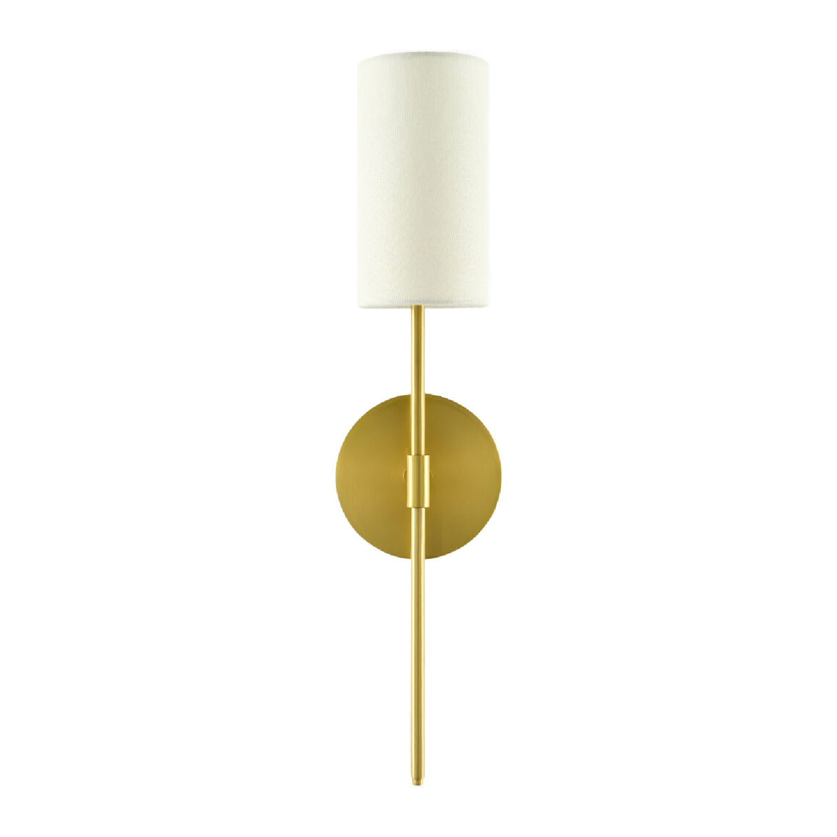   Cylindrical White Linen Wall Lamp | Oroa.com