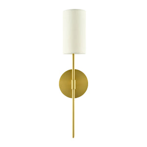   Cylindrical White Linen Wall Lamp | Oroa.com