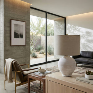   Modern European furniture - Cream Ceramic Accent Table Lamp - www.oroa.com | Oroa.com