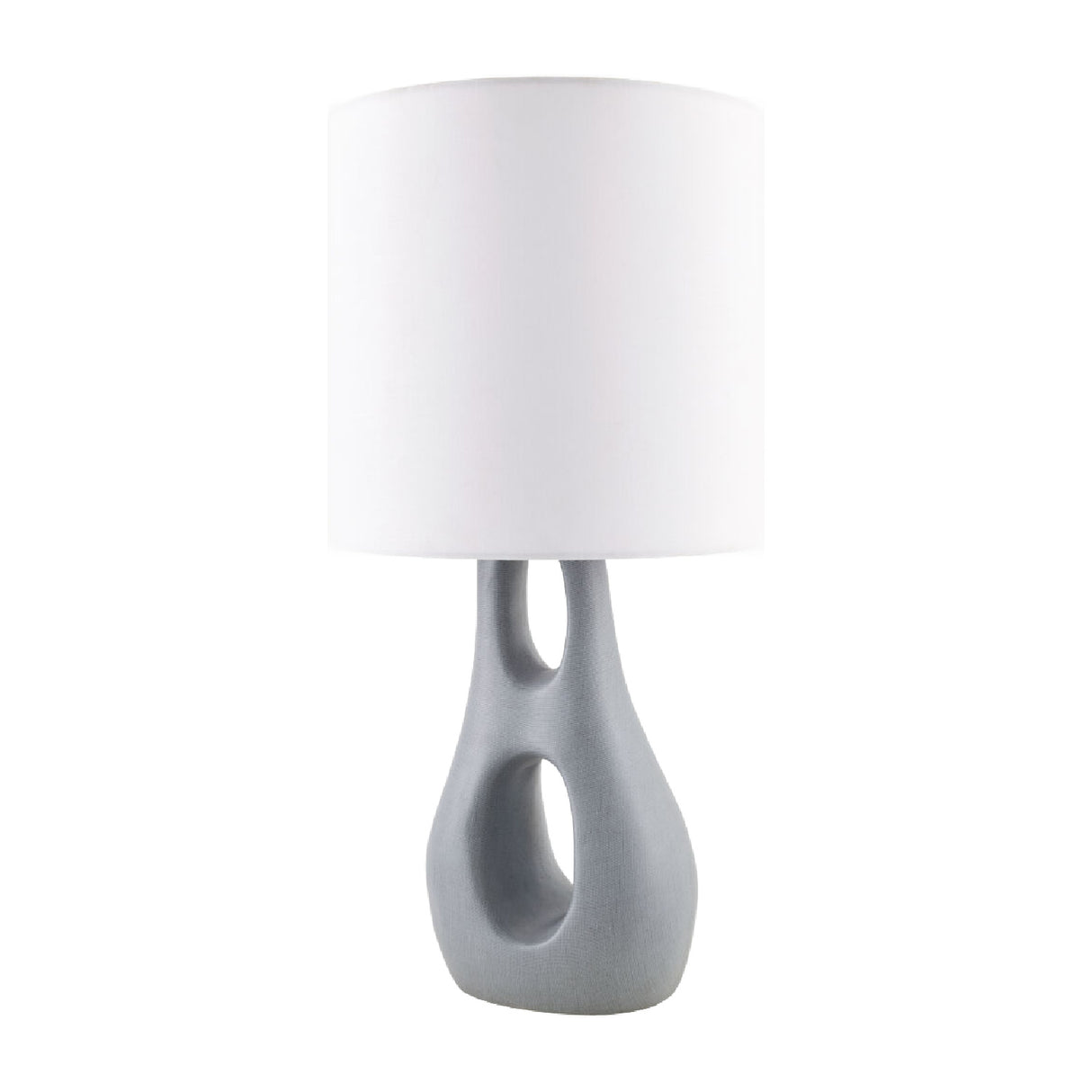  Modern European furniture - Textured Gray Accent Table Lamp - www.oroa.com | Oroa.com